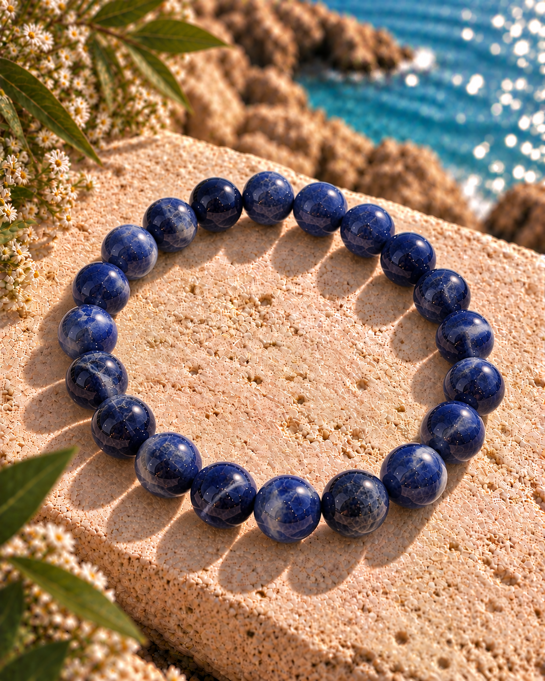 Sodalite Bracelet – Natural Sodalite Crystal for Communication & Intuition