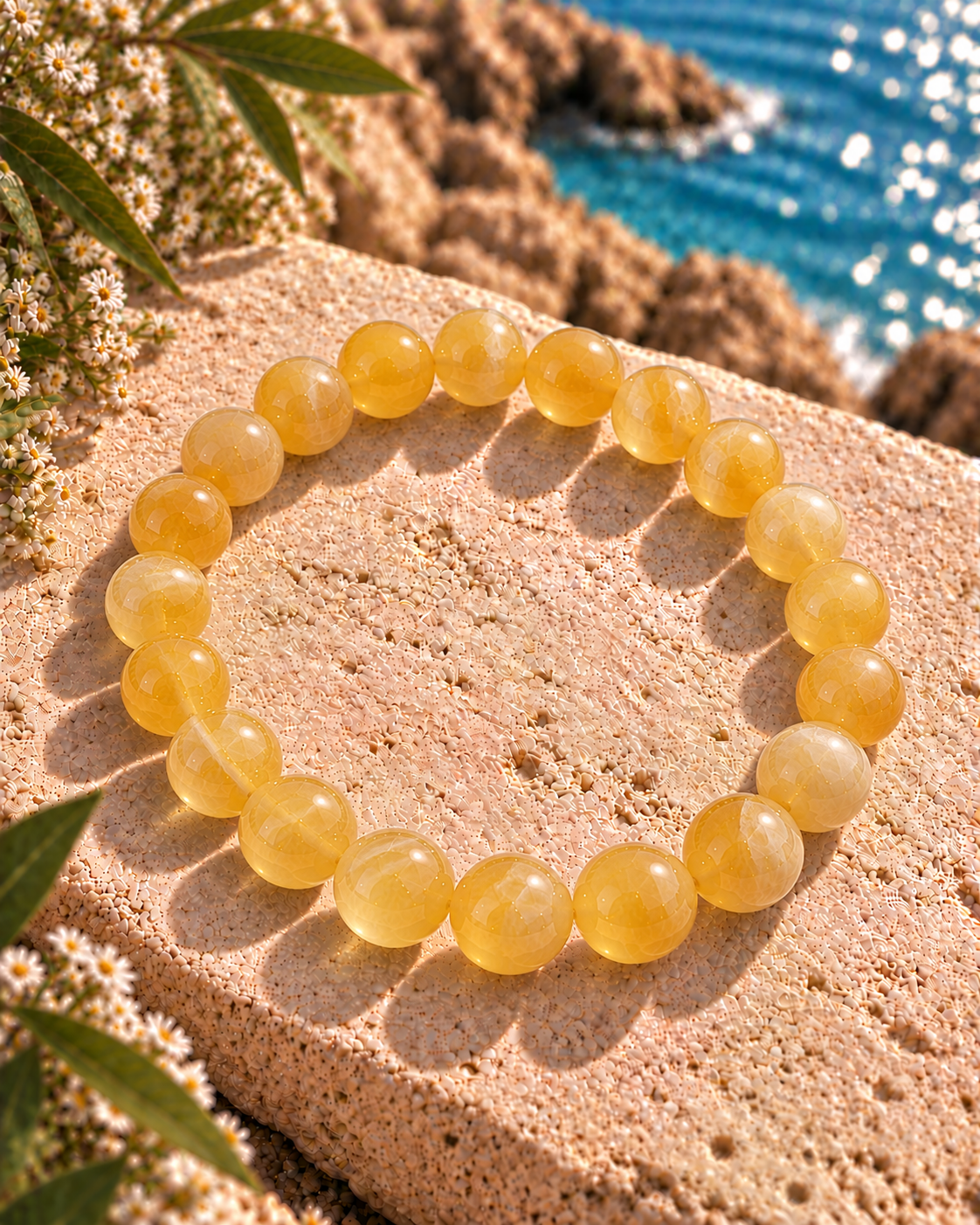 Calcite Bracelet – Natural Calcite Crystal for Clarity & Emotional Balance