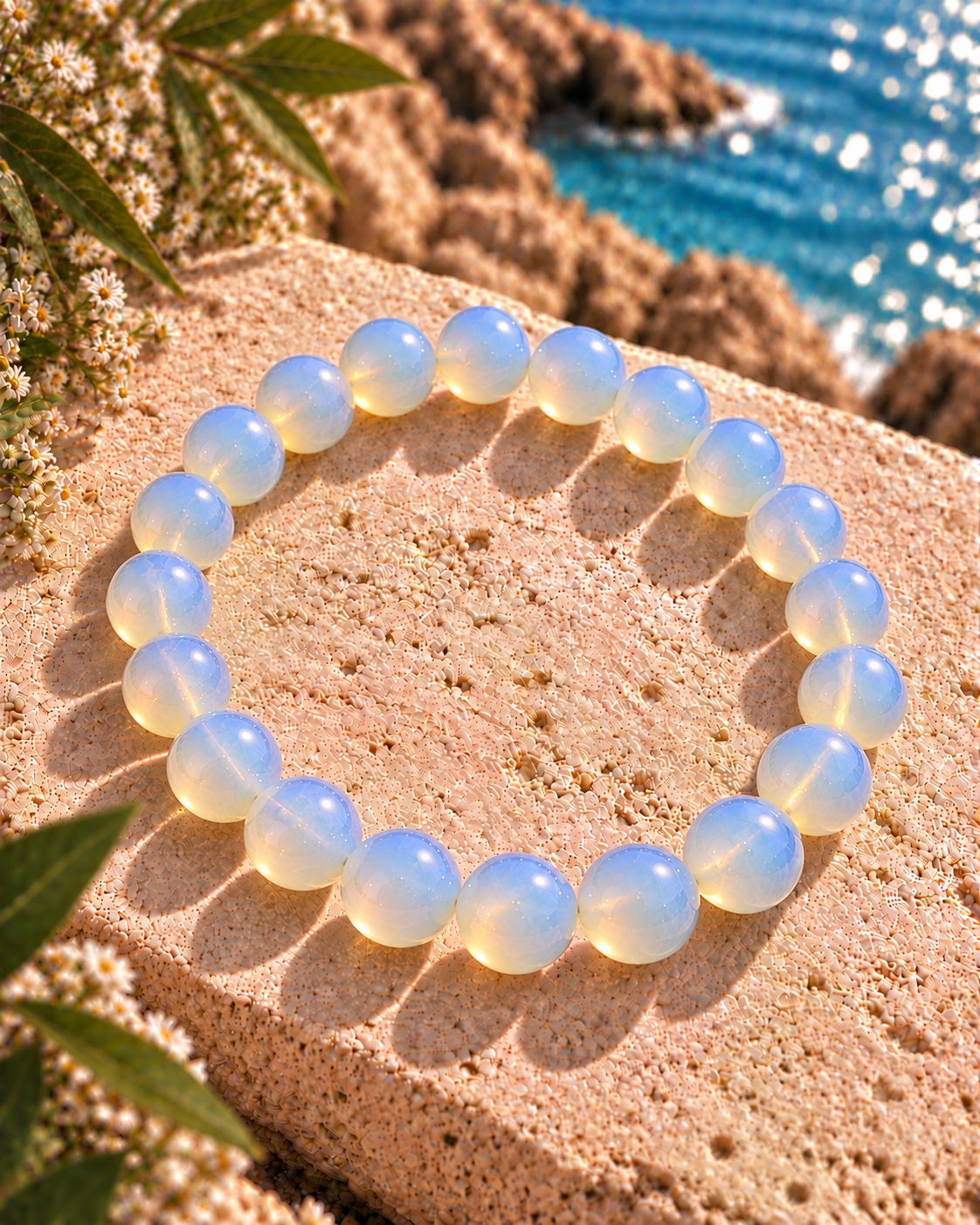 Opalite Bracelet – Natural Opalite Crystal for Calm & Emotional Balance